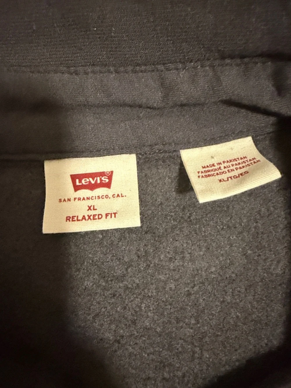 Levi’s Norwood Long Sleeve Worker Shirt Jacket Men’s XL Gray Cotton Blend - Picture 2 of 10